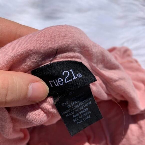 Rue 21 Pale Pink Layered Strapless Dress Medium - Picture 5 of 6